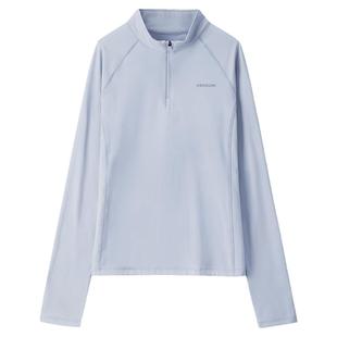 企鹅女装抓绒衣2026秋冬保暖修身上衣半开襟立领防风防静电打底衣