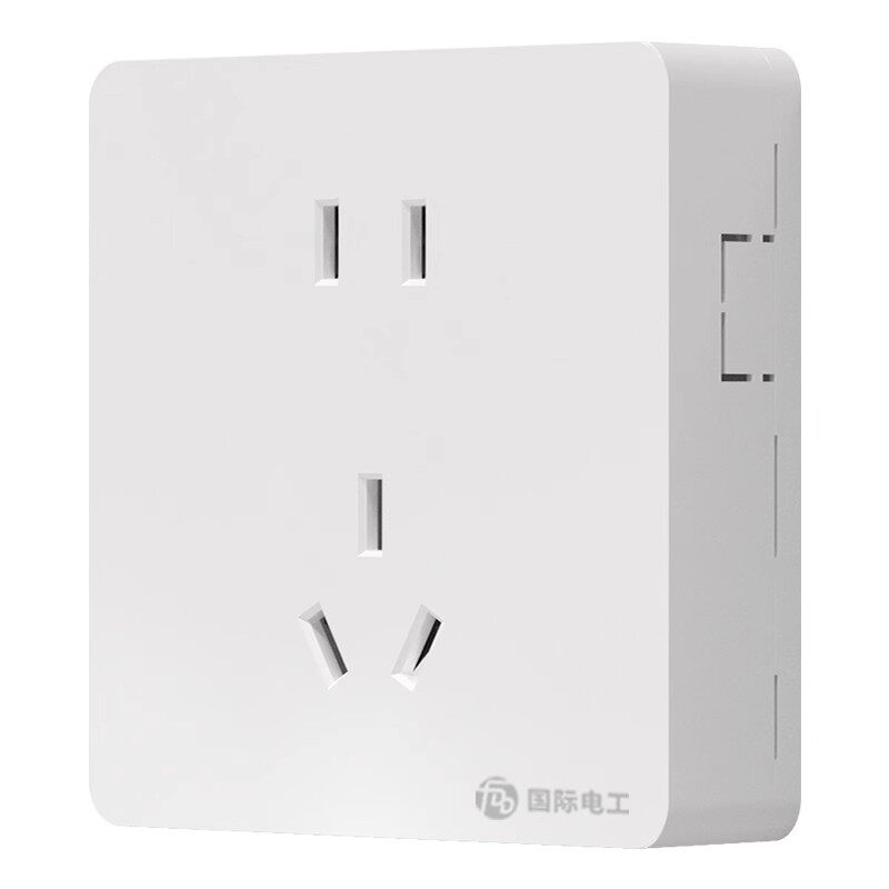国际电工明装开关插座二三眼10A