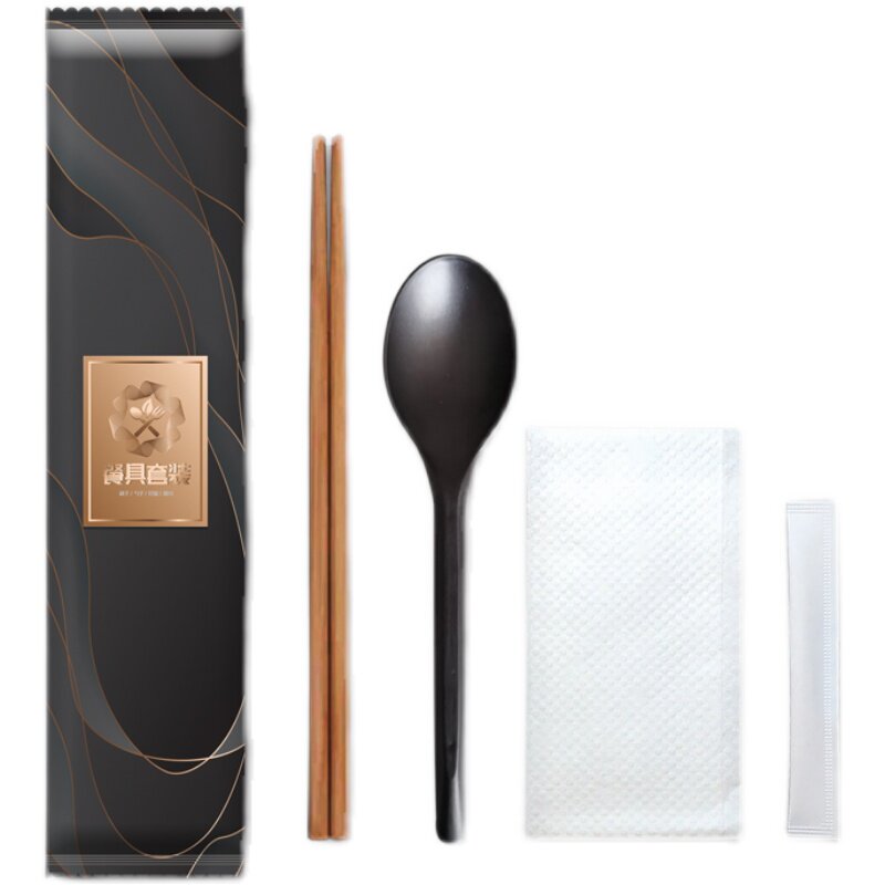 一次性筷子四件套打包餐具商用