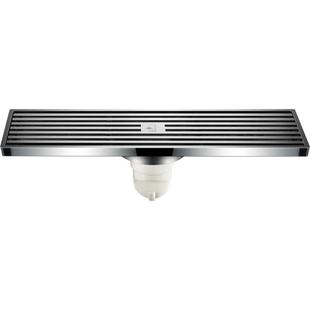 潜水艇长条地漏奶油风淋浴房浴室长方形大排量铜防臭器条形卫生间