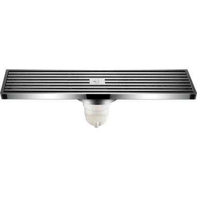 潜水艇防臭加长条铜地漏淋浴房