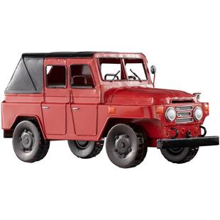 铁艺模型北京吉普车橱窗玄关摆件仿真小汽车玩具手办男孩生日礼物