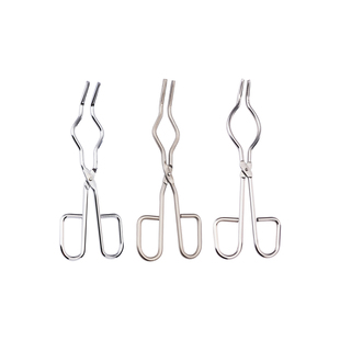 坩埚钳不锈钢马弗炉用夹子耐高温坩瓷坩埚灰皿夹200 300 500mm