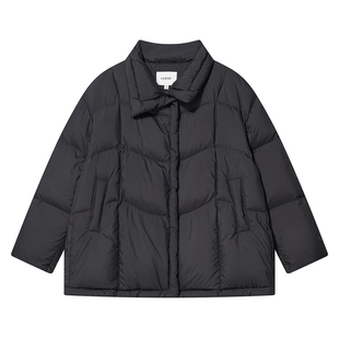 COVERINS轻薄被子感立领羽绒服女宽松保暖鸭绒CC34508170