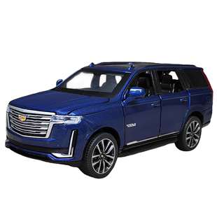 合金仿真凯雷德小汽车模型回力1:32锌铝合金属玩具车凯迪拉克男孩