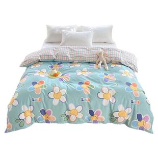 新疆全棉100%纯棉被套单件150x200x230单独被单单人宿舍被罩1.5米