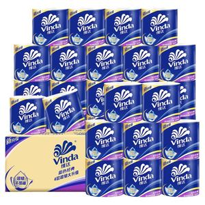 维达卷纸200克*30卷纸巾卫生纸家用大卷实惠装无芯卷纸厕纸手纸