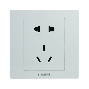 西门子致尚plus雅白五孔USB开关插座面板86型暗装墙壁电源工程款