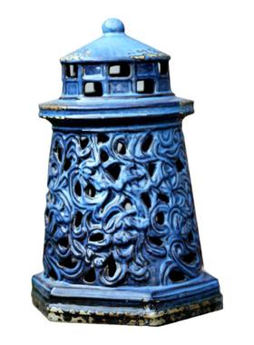 地中海风陶瓷造型镂空特价灯塔