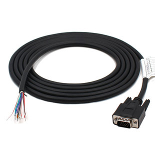 HD15针GPIO Control IO屏蔽电源线兼容Dalsa Linea工业相机触发线