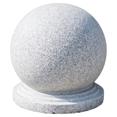 花岗岩石球定制停车隔离石球包邮