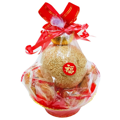 传统春节摆件大福礼煎堆装饰用品