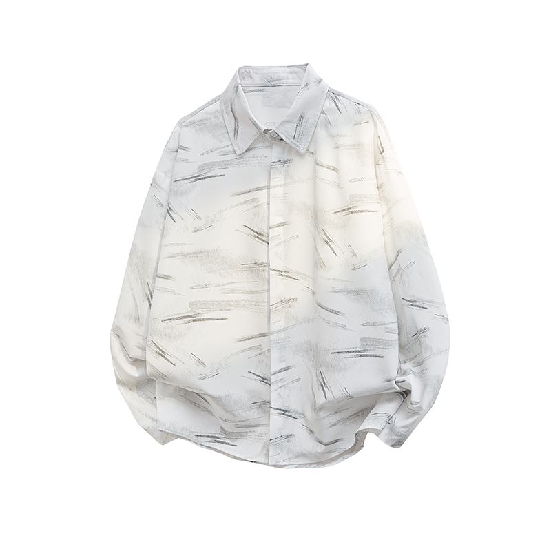 VISVIMCLMYBN透气扎染衬衫