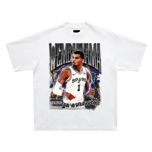 DPS「马刺队合集」美式篮球短袖T恤印花嘻哈宽松重磅长袖男小领口