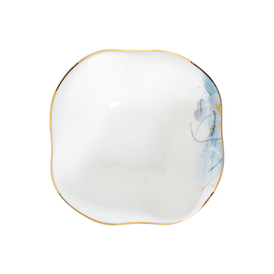 4个瑞玖味碟骨瓷家用创意蘸料碟