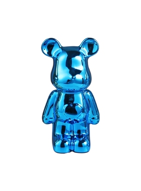 陶瓷客厅潮流爱心熊摆件买一送一