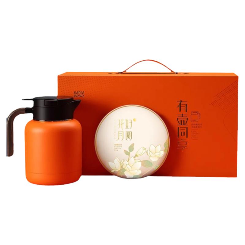 尚明闷茶壶福鼎贡眉白茶组合装