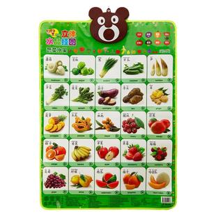 婴幼儿童有声早教挂图宝宝启蒙认知点读发音看图识字认数字学说话