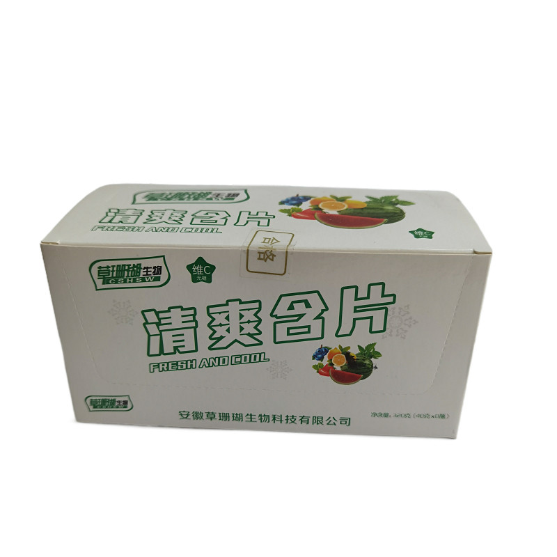 清嘴薄荷润喉糖爽口维生素c