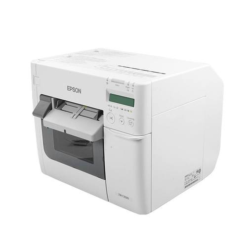 爱普生TM-C3520彩色标签打印机不干胶商标合格条码贴纸打印机泛越