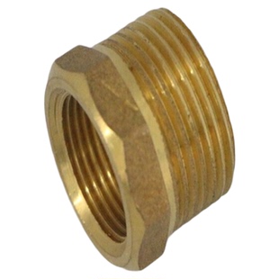 正品埃美柯补芯水管接头685黄铜加厚4分内转6分外丝变径内外转接