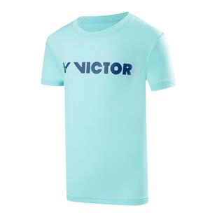 VICTOR胜利羽毛球服青少年威克多比赛运动短袖儿童T-42050