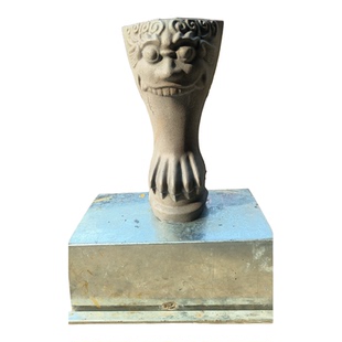 寺庙祠堂道观佛堂供奉香炉铸铁脚兽脚瑞兽脚香炉专用上香庙用配件