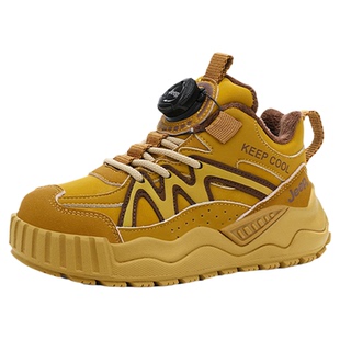 jeep高颜值女童鞋子冬季加绒保暖二棉鞋儿童时尚运动户外板鞋男童