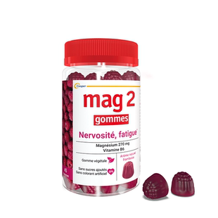 Mag2镁软糖儿童青少年补镁+VB专注记忆力成人易睡眠镁补充剂多瓶