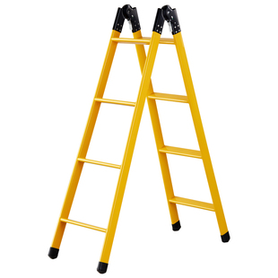 加厚1.5米2米两用梯人字梯折叠梯家用梯直梯工程梯一字伸缩爬楼梯