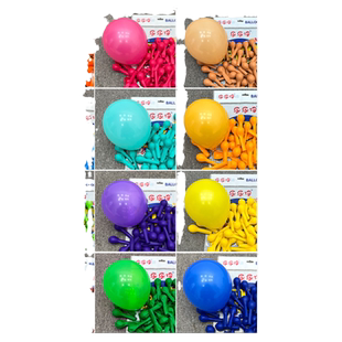 加厚5寸哑光乳胶气球迷你小气球圆形生日婚礼地爆球飘空气球