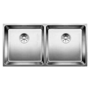 德国进口铂浪高Blanco手工冲压不锈钢厨房水槽400/400U双槽522987