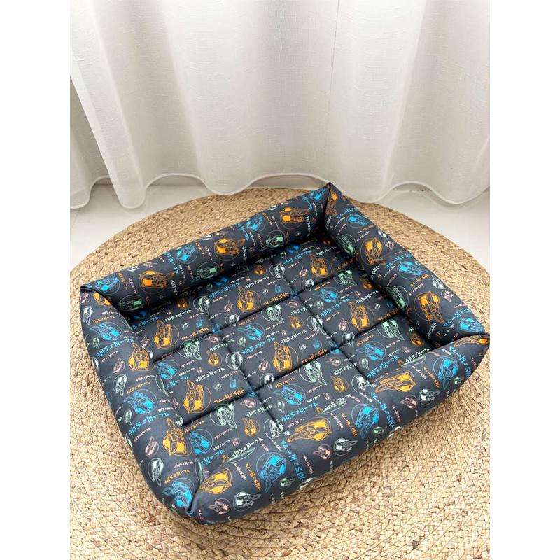 夏秋四季通用中小型犬狗窝 猫窝垫子帆布面料底部防滑 防肚子着凉