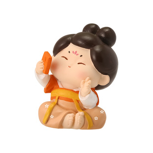 中国古风唐小糖汉服大唐仕女摆件西安文创纪念品伴手礼物洛阳特产