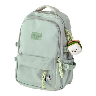 日系ins初中高中大学生书包女生 学院风双肩包简约百搭电脑背包男