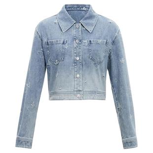 【乔欣同款】Koradior珂莱蒂尔商场同款2025秋季新款牛仔短外套女