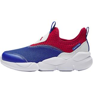 安踏儿童男童鞋子2026夏季新款男童一脚蹬鞋休闲运动鞋跑步鞋童鞋