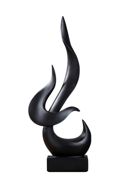 北欧风饰品电视柜抽象火焰摆件