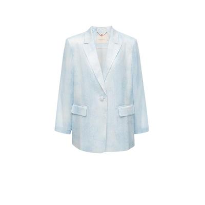 t区绫致CoutureMade西装外套女秋冬简约气质拼接设计感廓形潮