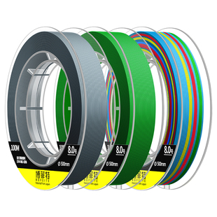 大力马过胶鱼线PE线主线9编8编路亚远投专用强拉力耐磨钓鱼线子线