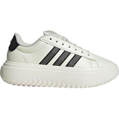 Adidas/阿迪达斯官方正品2025女士 网球厚底时尚经典休闲鞋JS1832