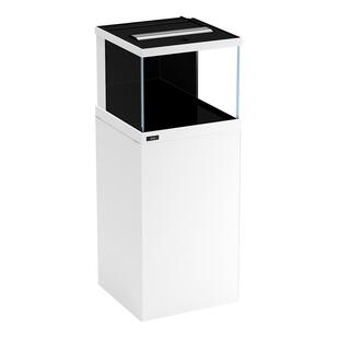 德克新款超白玻璃底过滤生态小型客厅方缸背溢流可造景兰寿金鱼缸