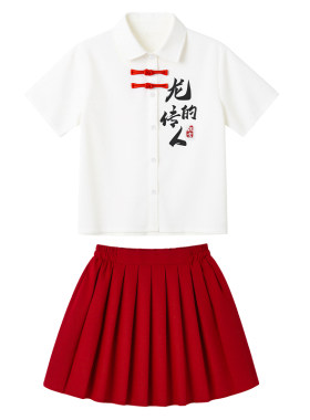 龙的传人合唱服小学生运动会班服