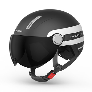 凤凰新国标3C认证电动车头盔男女士四季电瓶摩托车半盔冬季安全帽