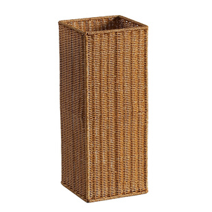 雨伞收纳架家用门口伞桶商用酒店大容量雨伞架仿藤编织雨伞收纳桶