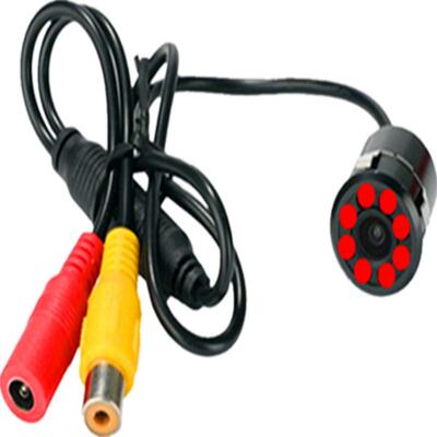 通用18.5圆形22.5打孔高清夜视防水后视CCD倒车影像草帽摄像头28