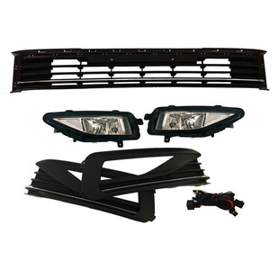 适用于19-23款大众新朗逸plus雾灯总成改装LED日间行车灯前杠雾灯