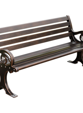 远茂铝椅子公园户外休闲条凳