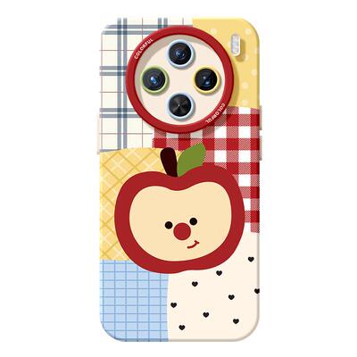 适用vivox300手机壳女款x100s保护套x80pro硅胶70全包防摔x60tpro磨砂50新款x200苹果vivo格子拼色pro+软外壳