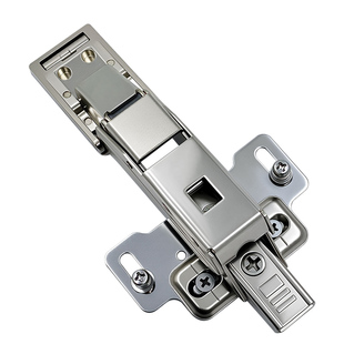 无框玻璃门20/30/40铝型材阻尼铰链免开孔玻璃门专用合页加转接片